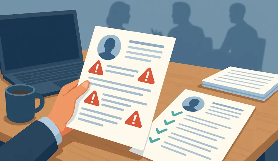 Resume Red Flags Recruiters Spot in Seconds (and How to Fix Them)