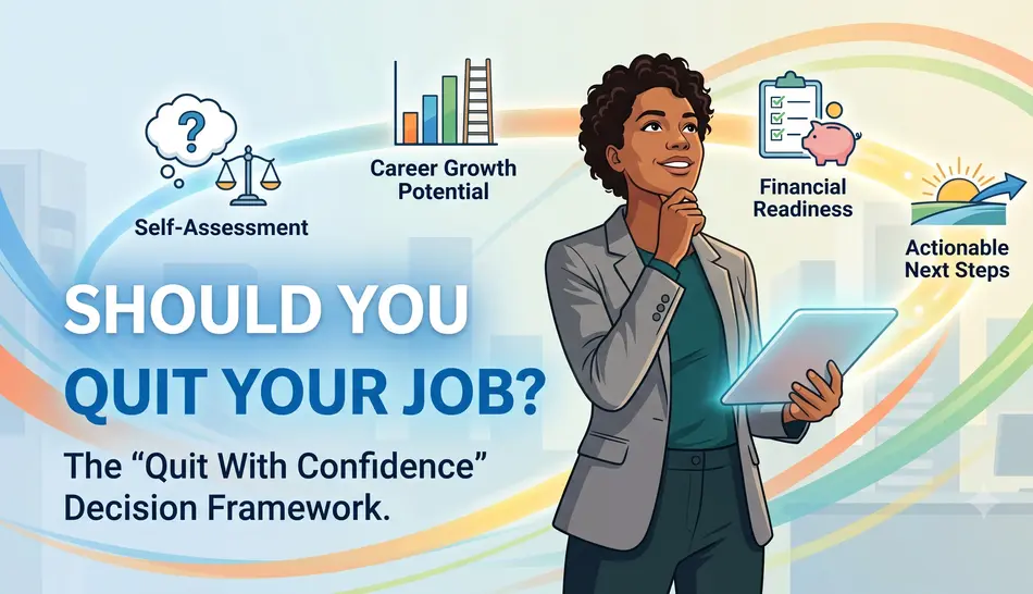 Should You Quit Your Job The “Quit With Confidence” Decision Framework